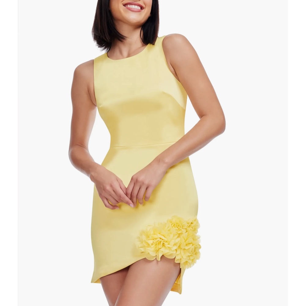NWOT Dress the Population Tobi in golden haze
